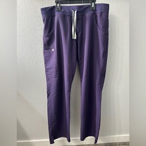 Figs Women’s Large Purple Shadow Kade Scrub Pants